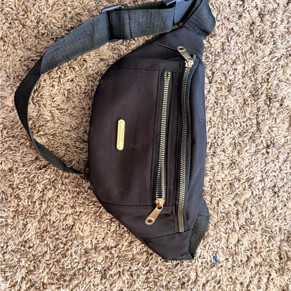 Black Waist Bag
